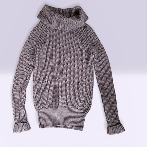 Calvin Klein Sweaters - Calvin Klein purple Cowl Neck chunky Sweater